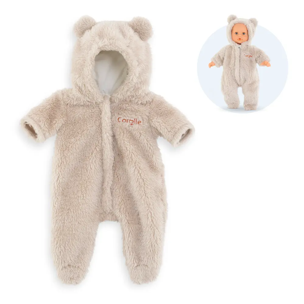 Dukketøj, Blød "Teddy" Overall, 30 cm