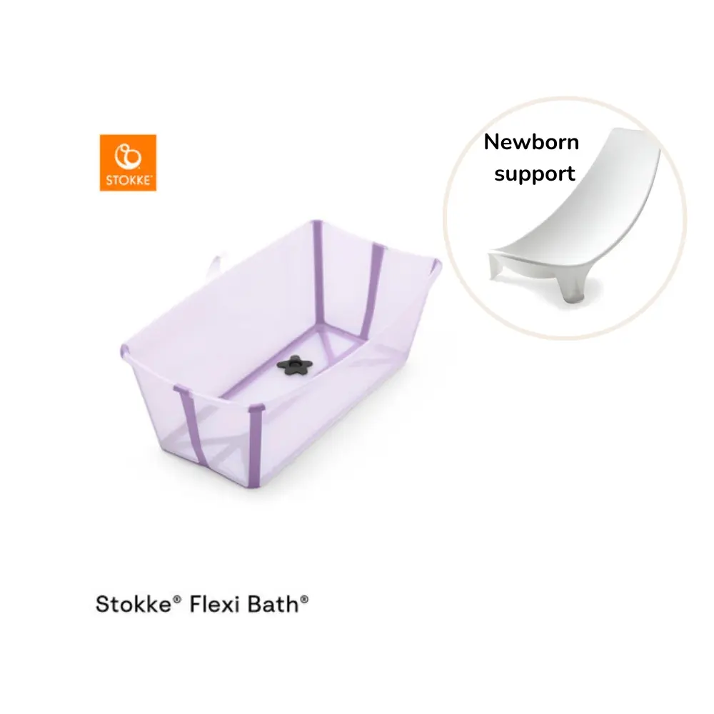 Stokke flexibath inkl. newborn support - Lavender