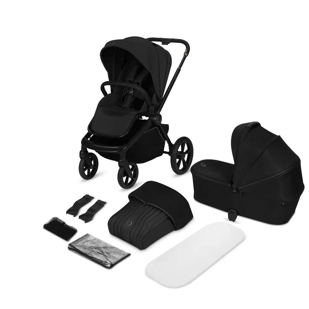 Lionelo Freya 2in1 Kombivogn - Black Onyx