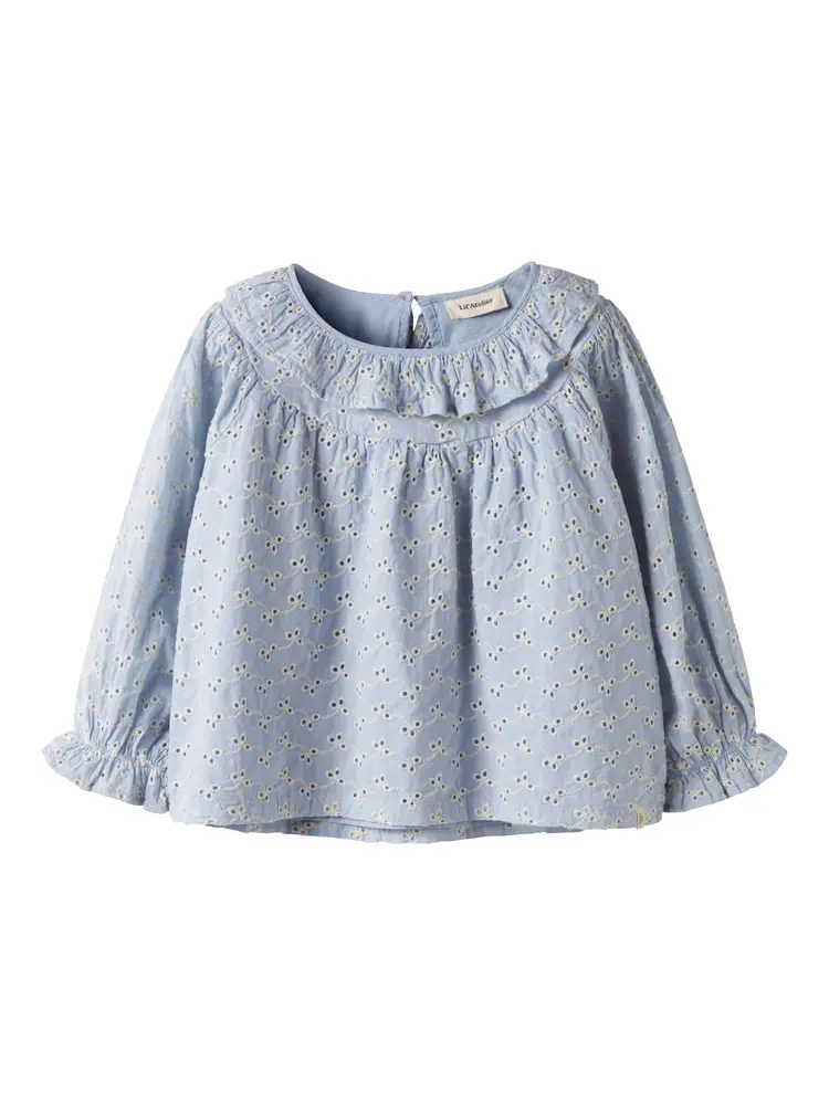 Tessie Bluse - Zen blue - 98