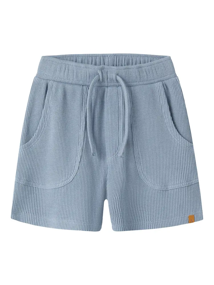 Lil' Atelier Harun Sweat Shorts - Dusty Blue - 122