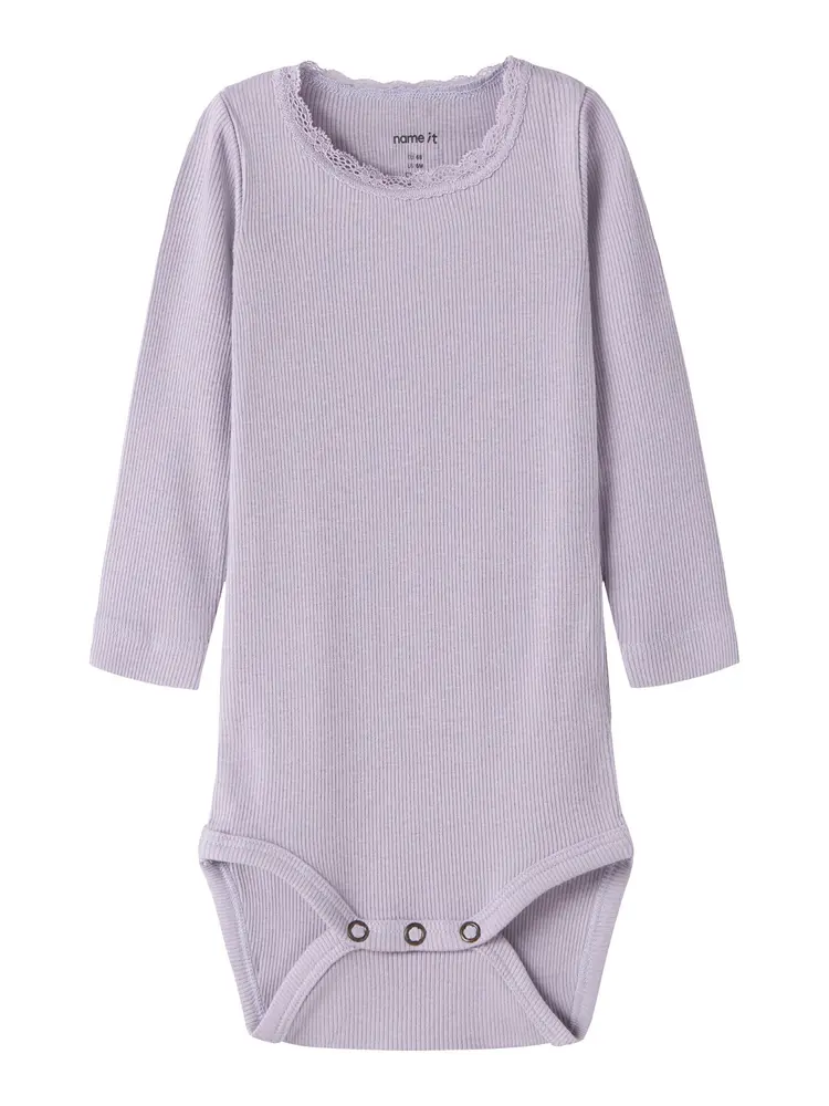 Name It Kab Langærmet Body - Lavender - 92