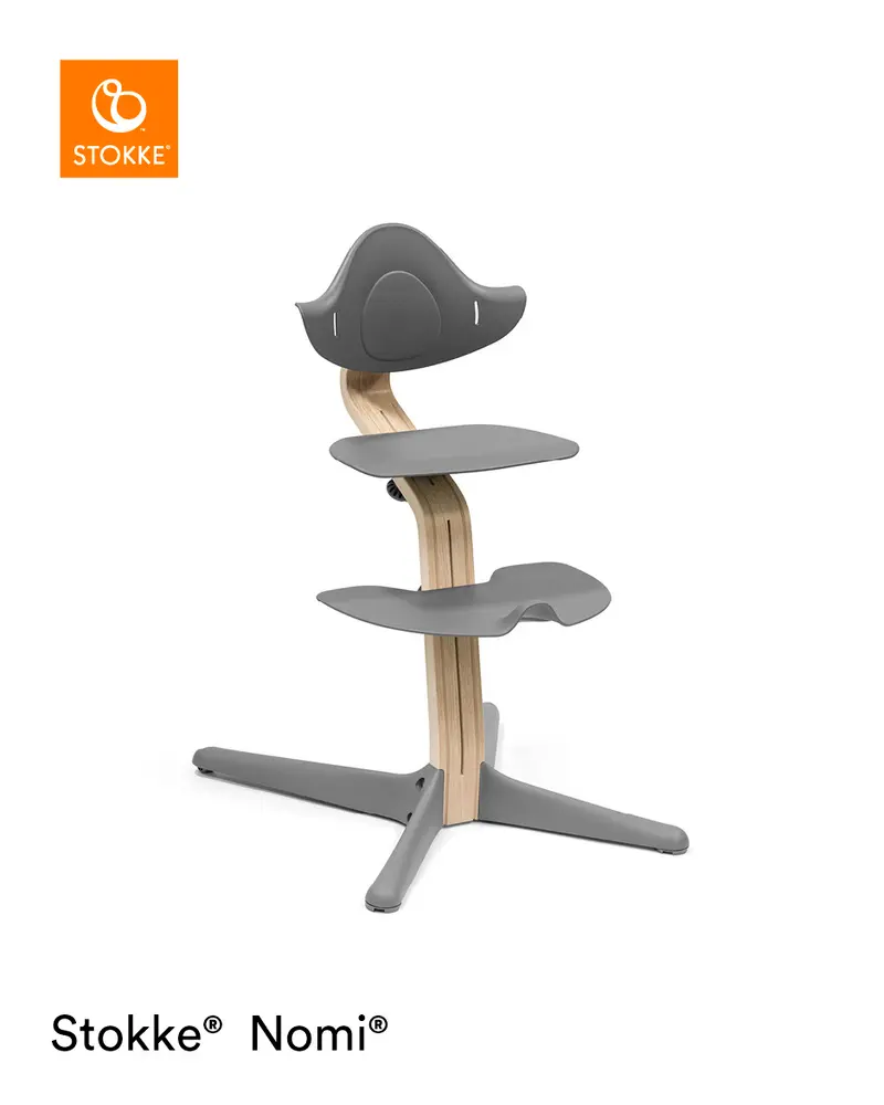Stokke Nomi Højstol - Natural Grey