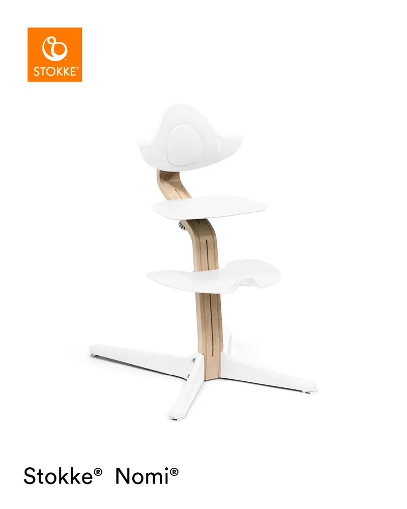 Stokke Nomi Højstol - Natural White
