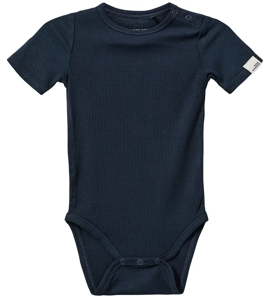 Dicte Kortærmet Body - Navy Blue - 62
