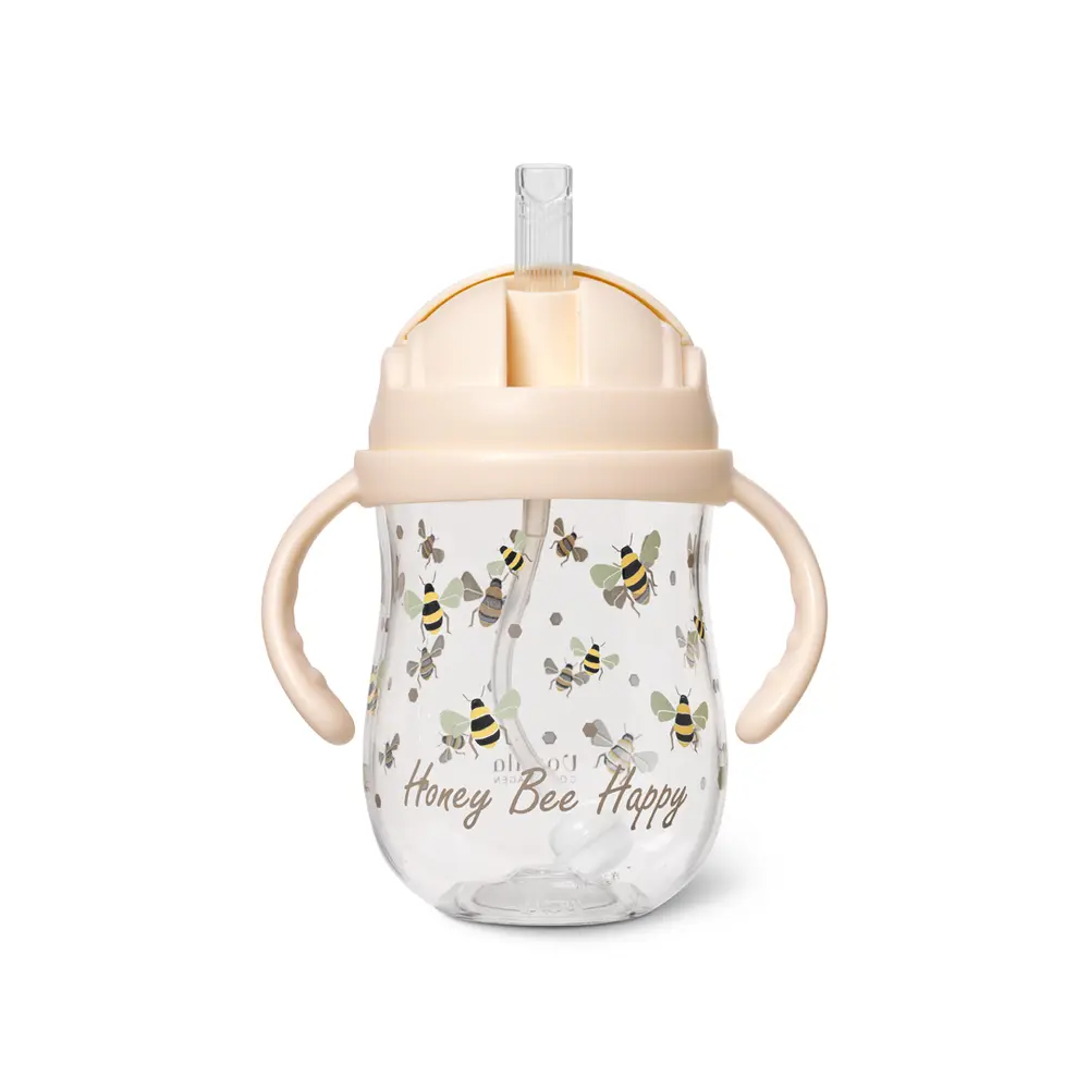 Sugerørskop - Tritan - Honeybee - 300 ml