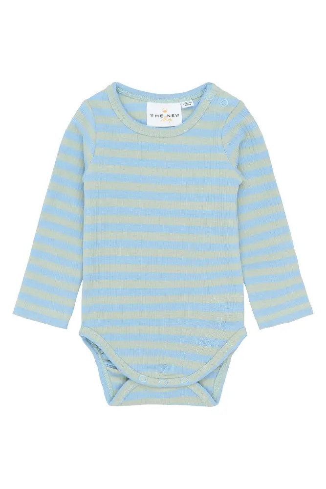 Fro Langærmet Rib Body - Forever Blue Striped - 92