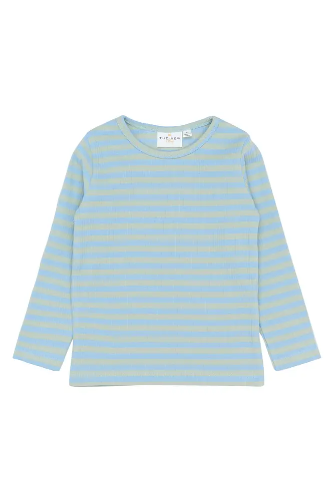 Fro Rib Bluse - Forever Blue Striped - 98