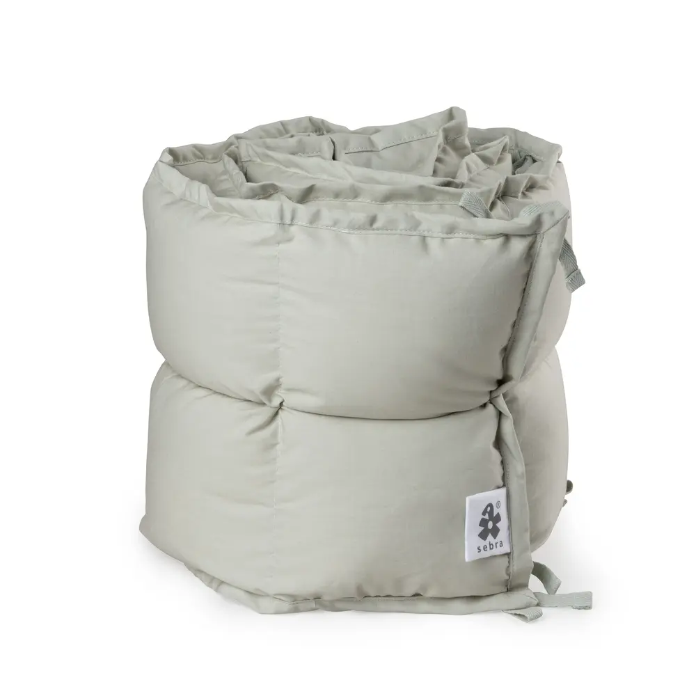 Sengerand, kapok, halv længde, mist green