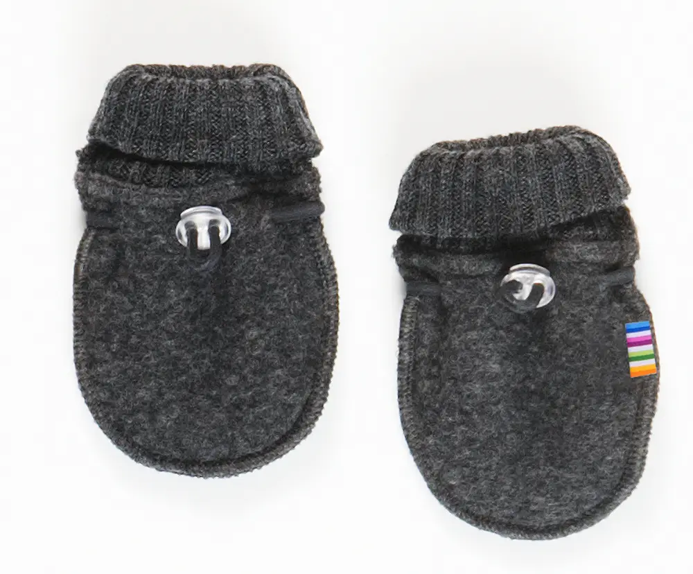 Uld Baby Luffer - Grå/15205 - 70