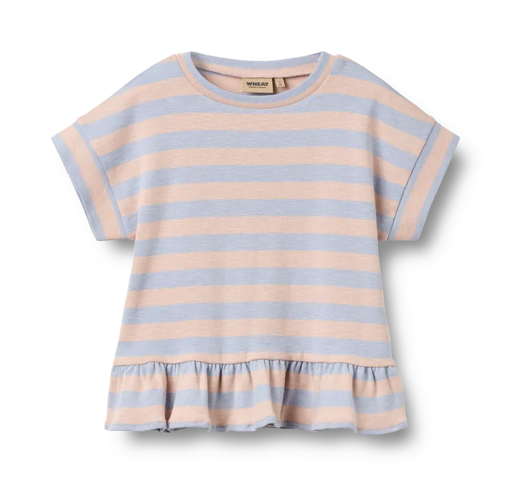 Marie T-Shirt - Powder Stripe - 98