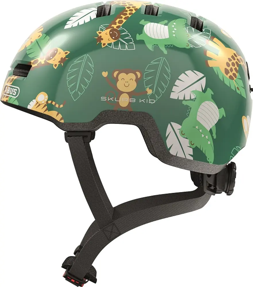 Abus Skurb Kid Cykelhjelm M - Green Jungle