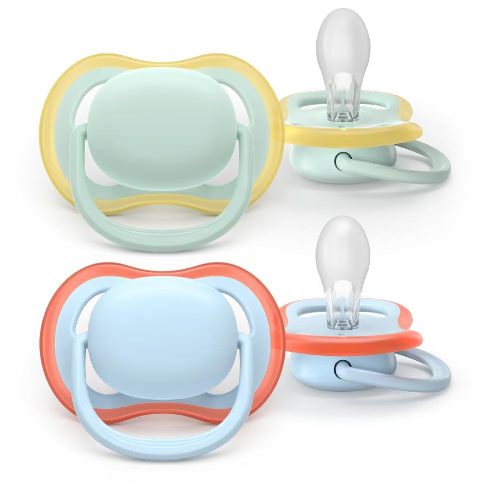 Ultra air soother, 0-6 m, lysegrøn/lyseblå