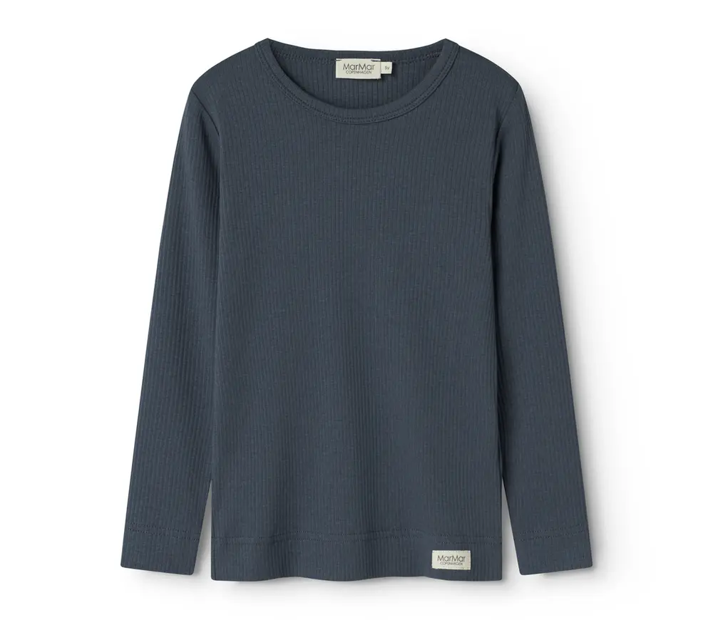 T-shirt, langærmet - Blue - 110