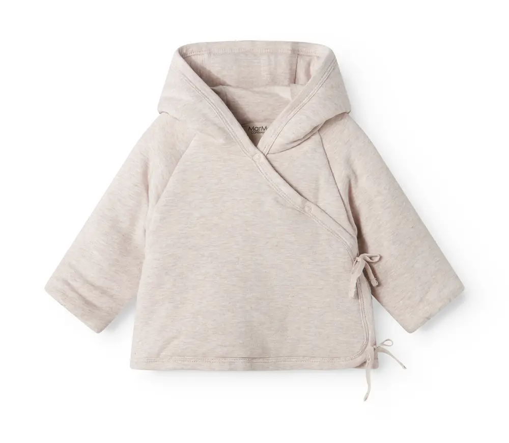 MarMar Jules Babyjakke - Light beige Melange - 80/86