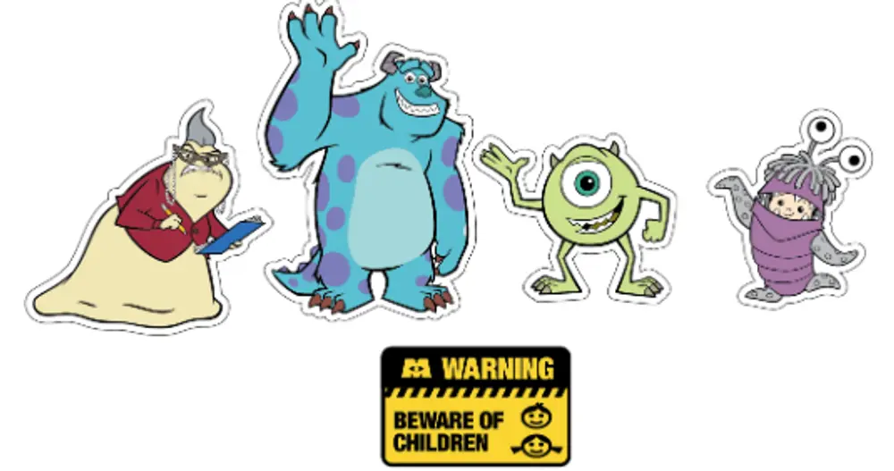 Monsters Inc 5 Pak