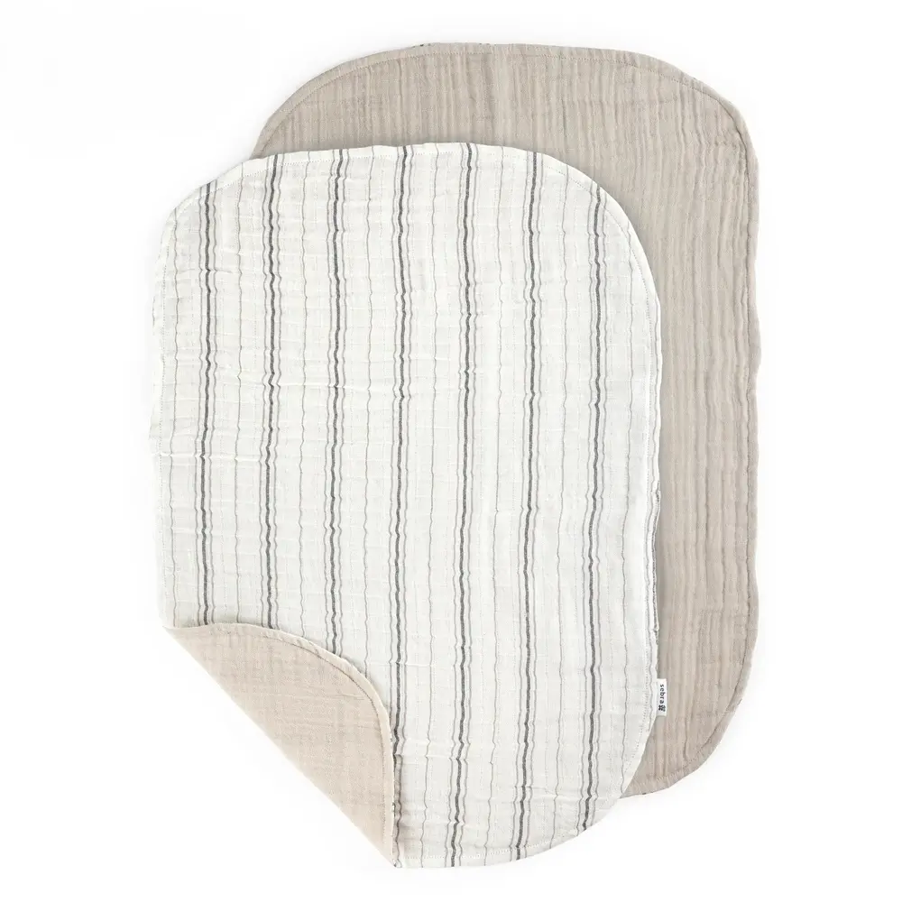 Sebra Pusleunderlag, 2 stk - Stripe