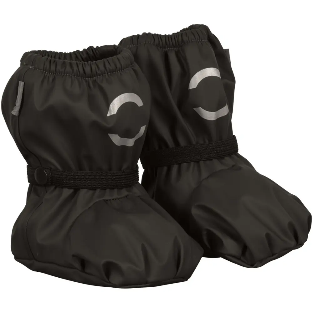 Regnfutter m. fleece - Black - 74