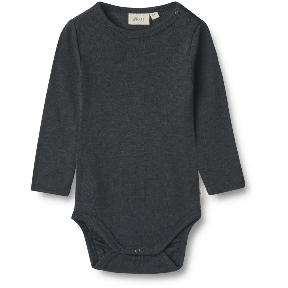 Uld body langærmet Lucca - Navy - 92