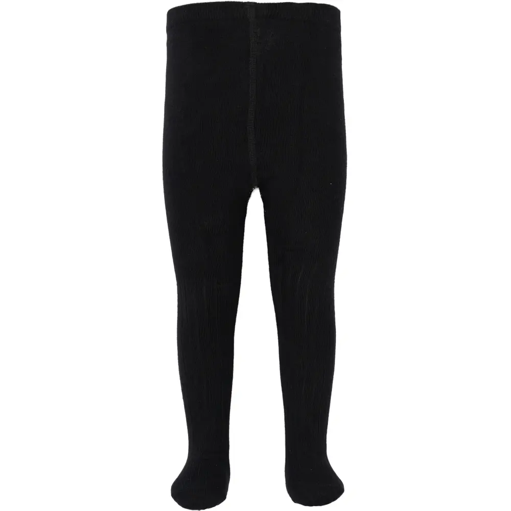 Bamboo strømpebukser - BLACK - 5/7Y