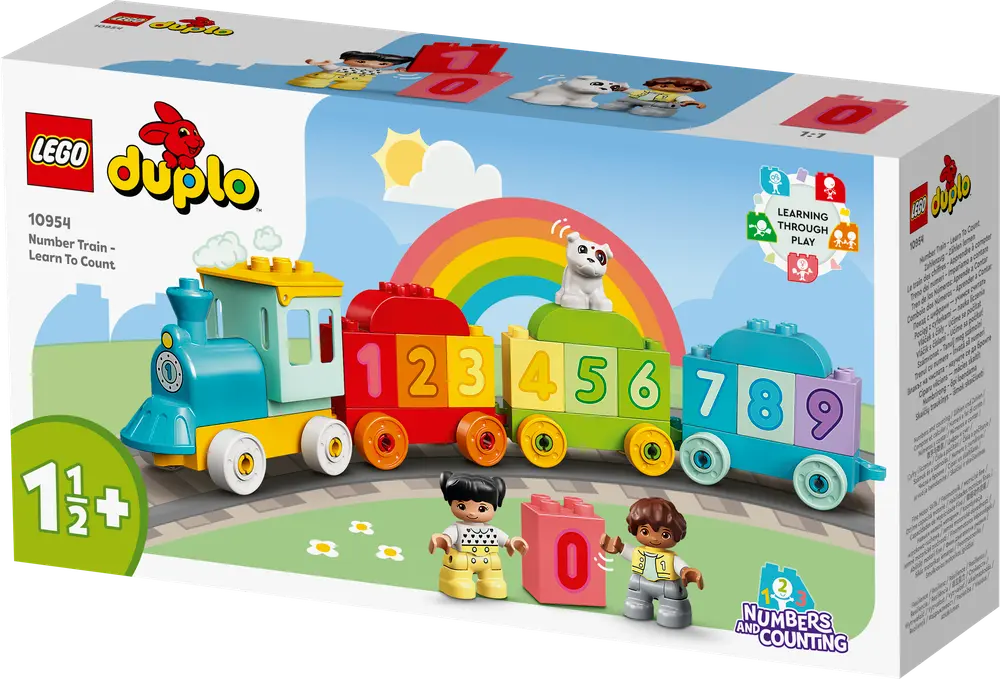 Tog med tal  -  lær at tælle 10954 LEGOÂ® DUPLOÂ®