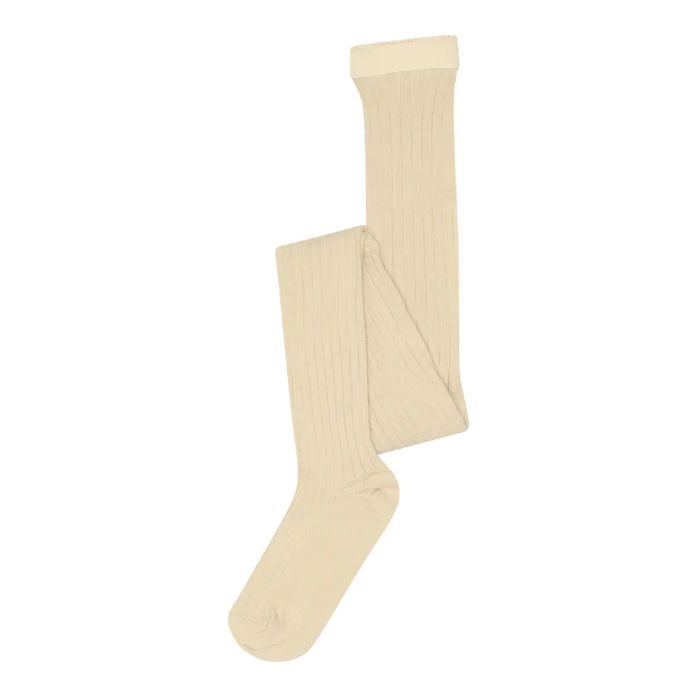 MP Denmark Basic Rib Strømpebukser - Yellow - 130
