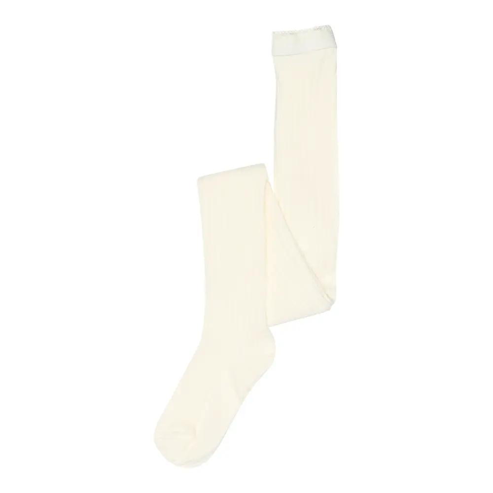 MP Denmark Basic Rib Strømpebukser - Beige - 130