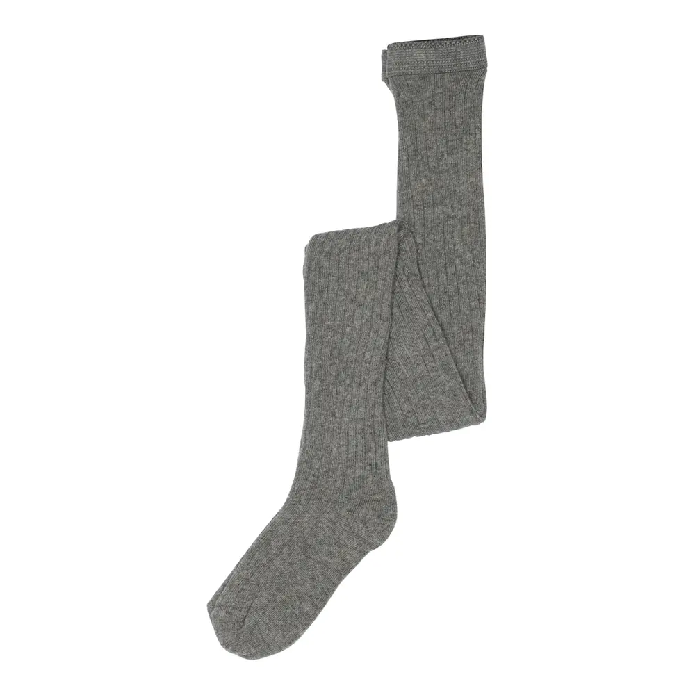 MP Denmark Basic Rib Strømpebukser - Grey - 120