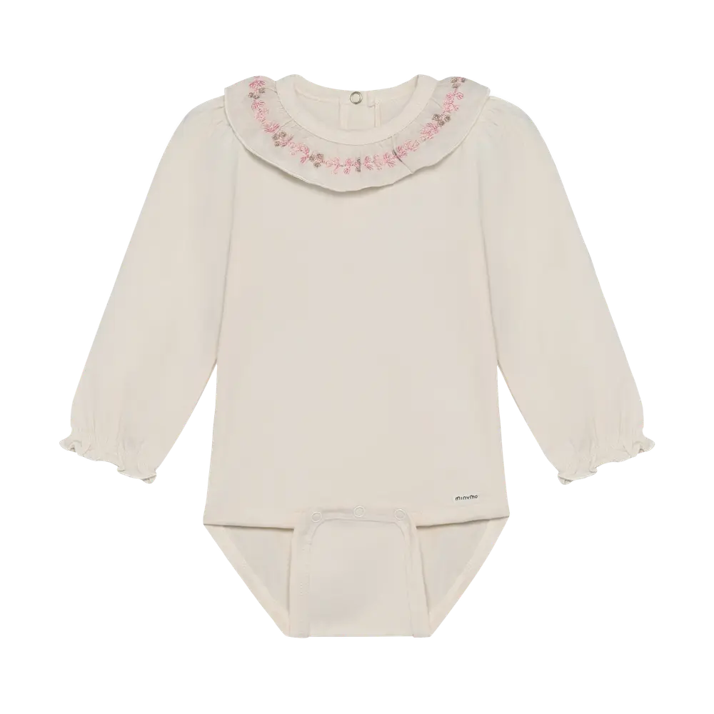 Langærmet Body - White Swan - 56