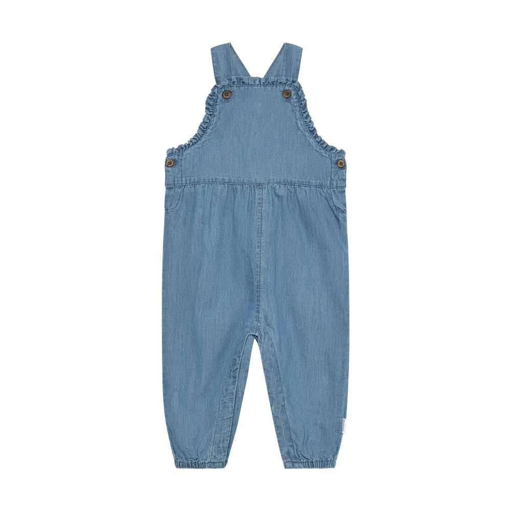 Chambray Smækbukser - Faded Denim - 62