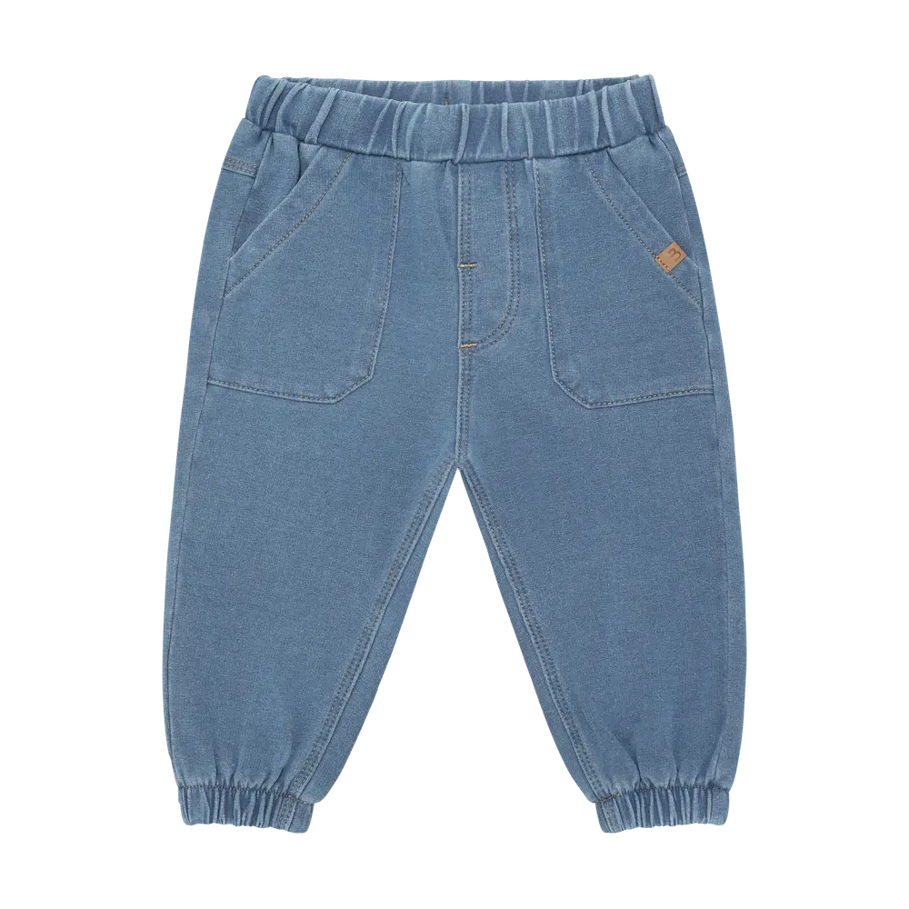 Denim Sweatpants - Crockery - 62