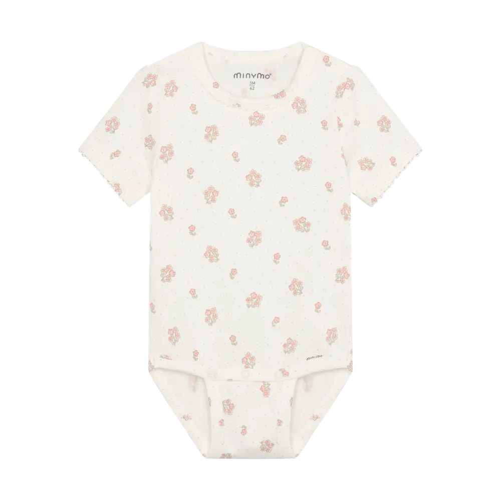 Kortærmet Body m. Print - Vanilla Ice - 56
