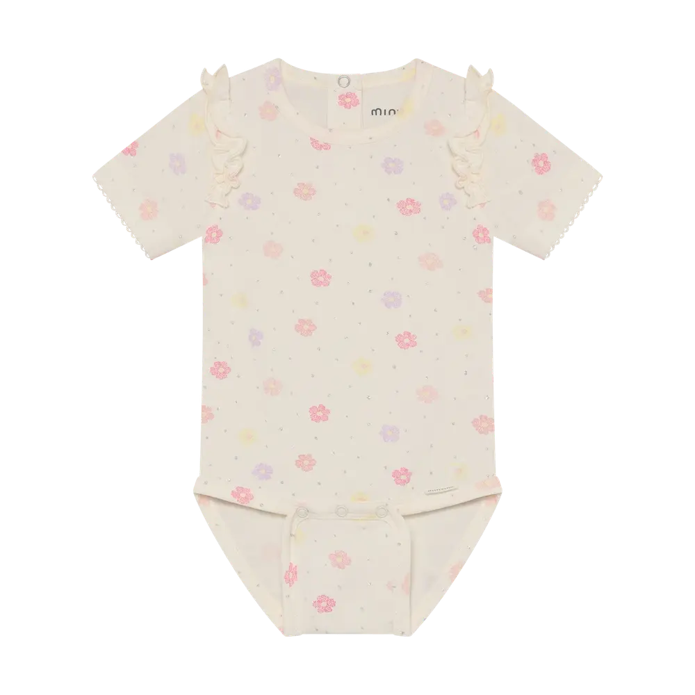 Kortærmet Body m. Print - Vanilla Ice - 86