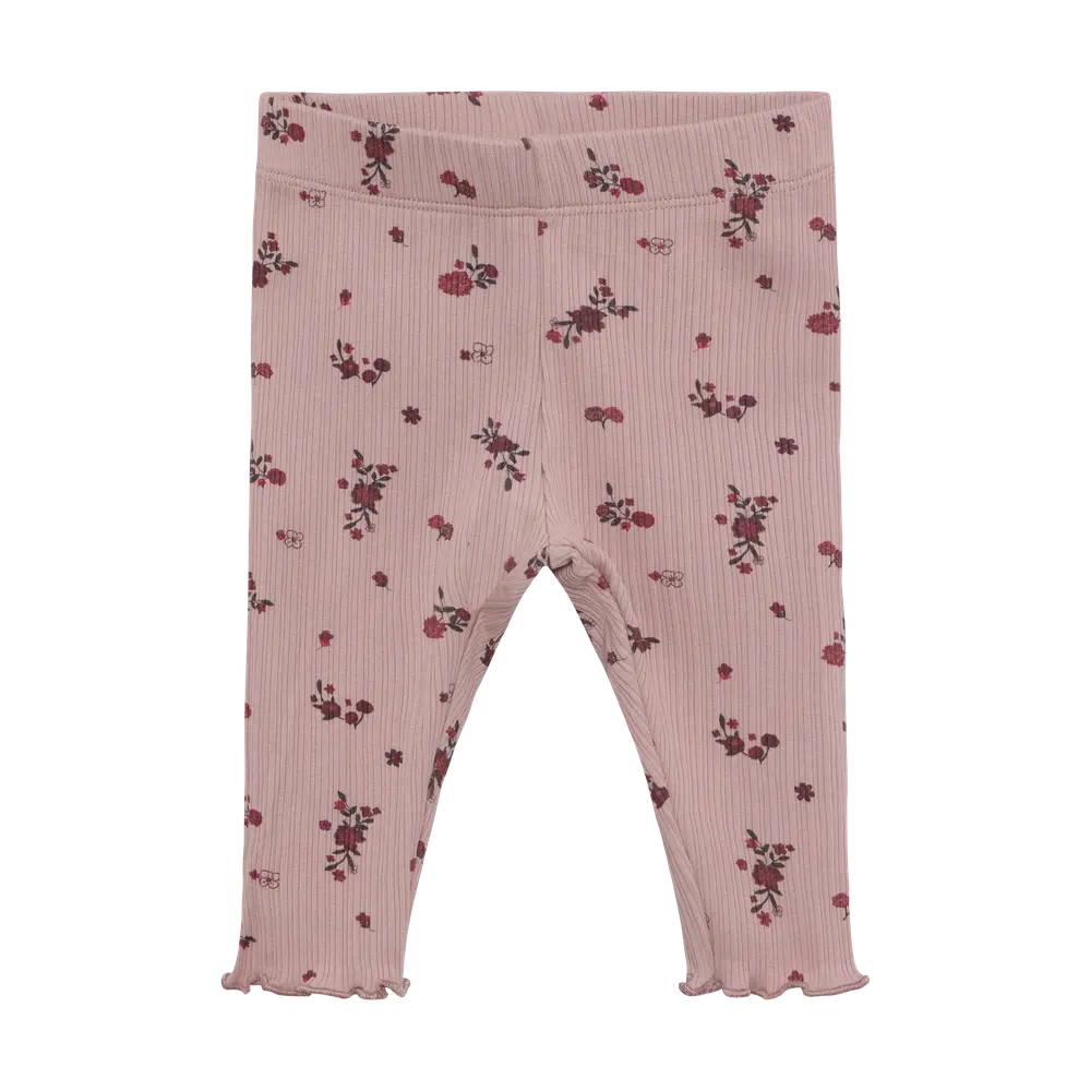 Minymo Rib Leggings - Fawn - 80