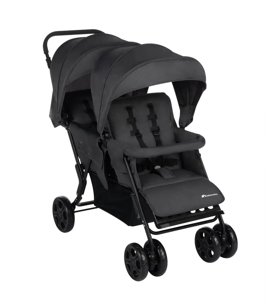 Bebeconfort Teamy Søskendevogn - Mineral graphite