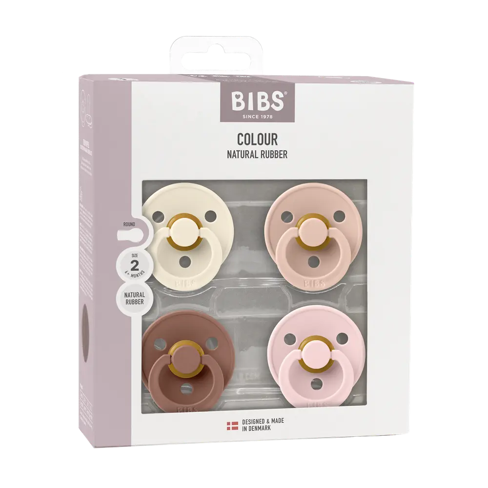 Colour 4 pk Latex str. 2 Ivory/Blush/Woodchuck/Blossom
