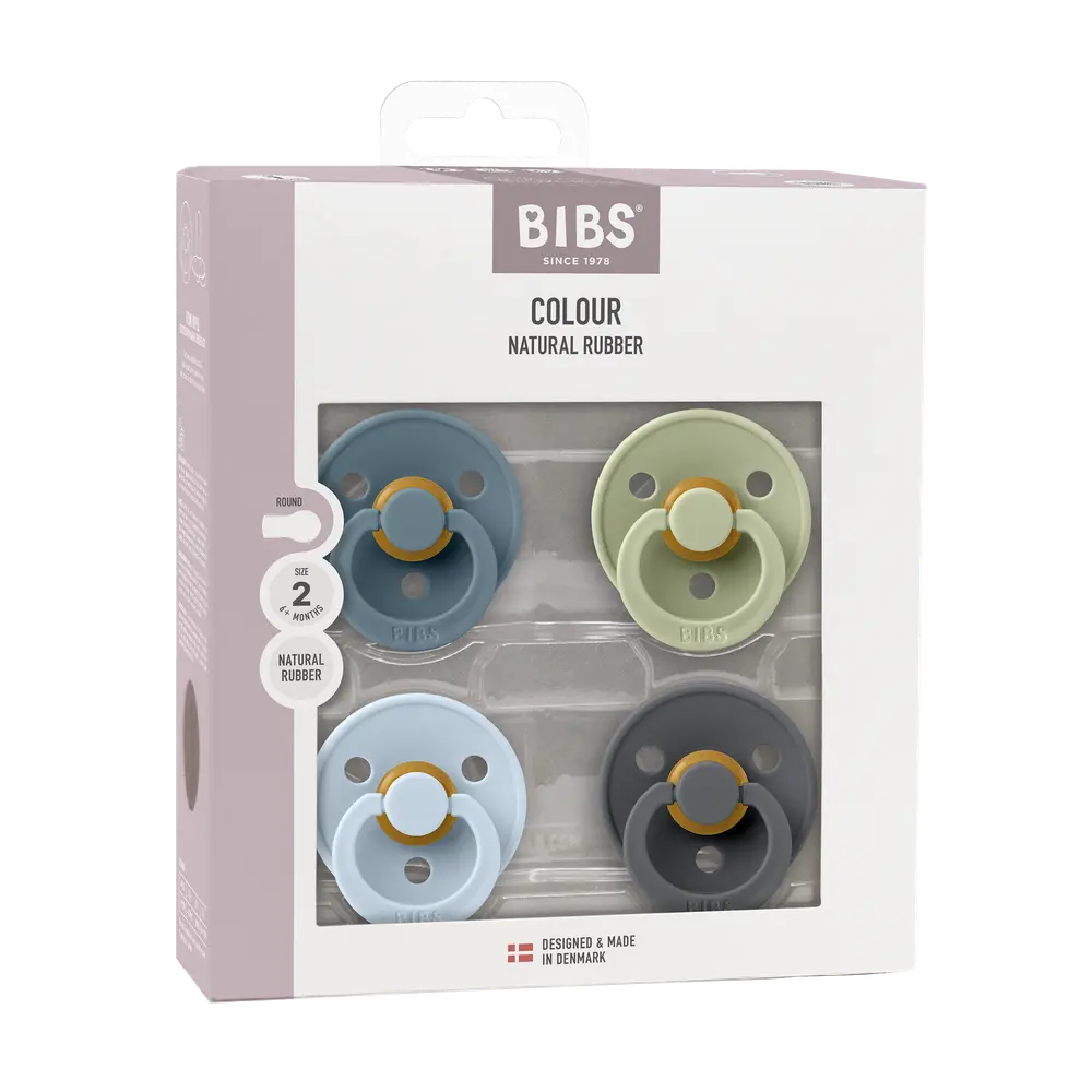 Colour 4 pk Latex str.2 Petrol/Sage/Baby Blue/Iron