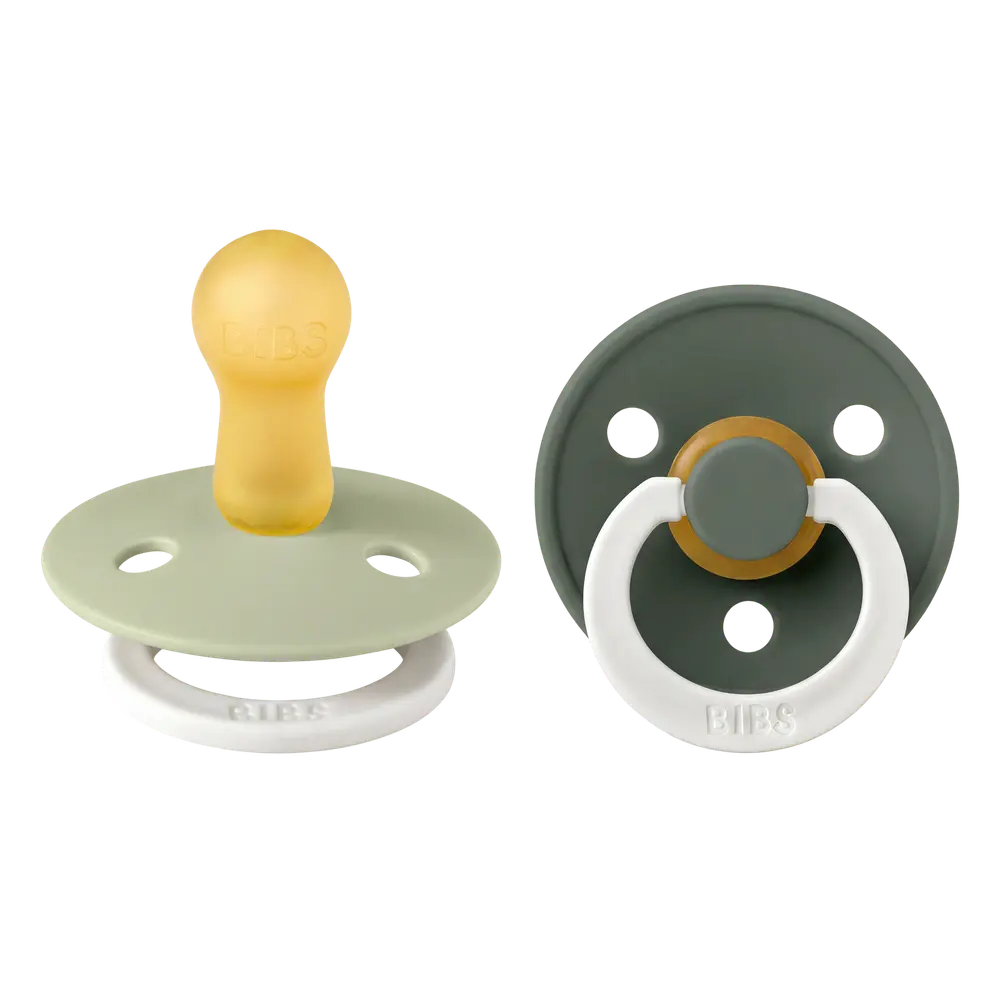 BIBS Sut 2 pk Latex Str 2 - Sage Pine, Nat
