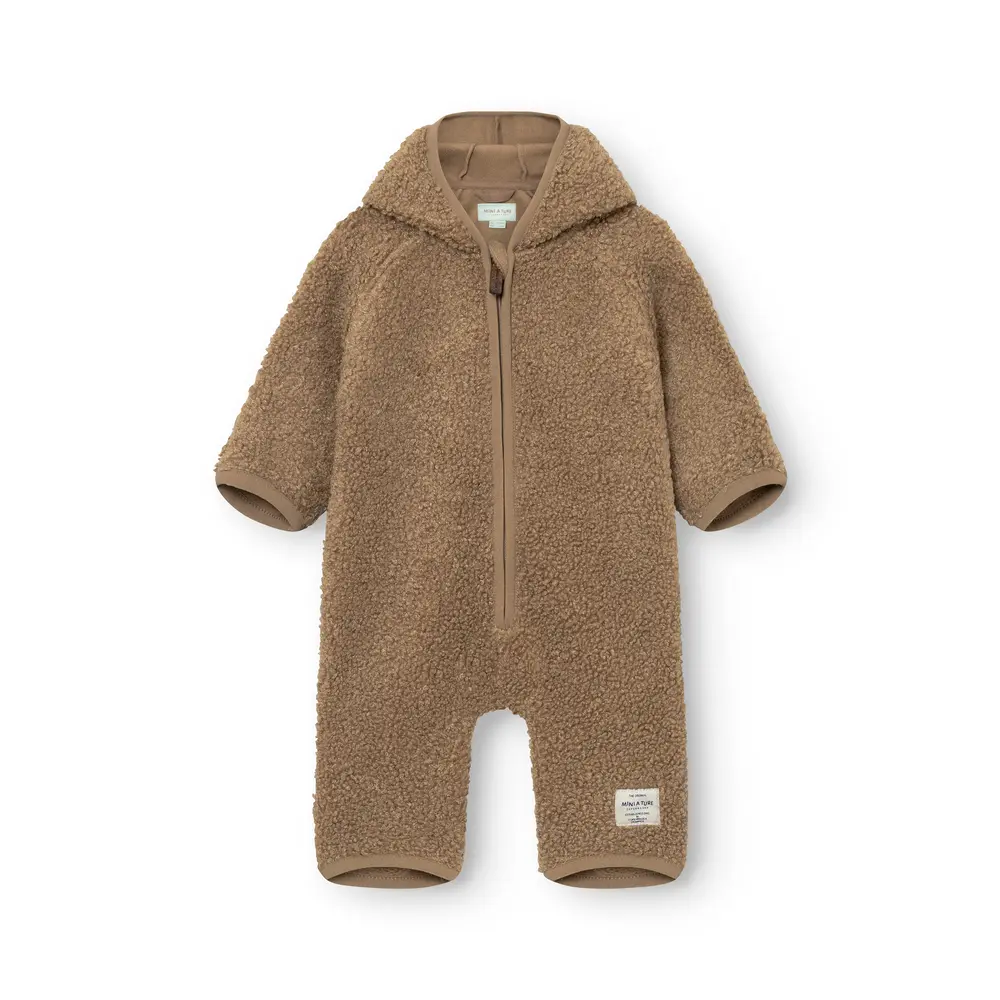 Mini A Ture Matadel Teddyfleece Heldragt - Otter Brown - 3 MDR./62