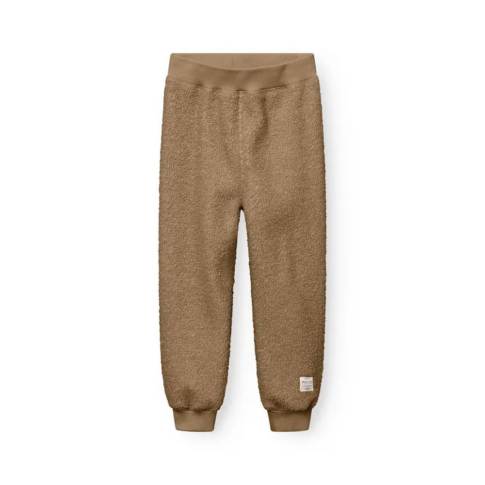 Mini A Ture Matvalur Teddyfleece Bukser - Otter Brown - 2 ÅR/92