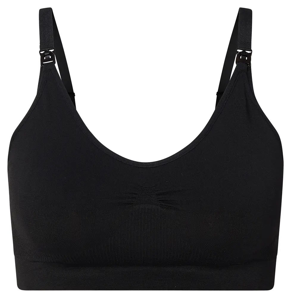 Hura Sømløs Amme-Bh - Black - XSS