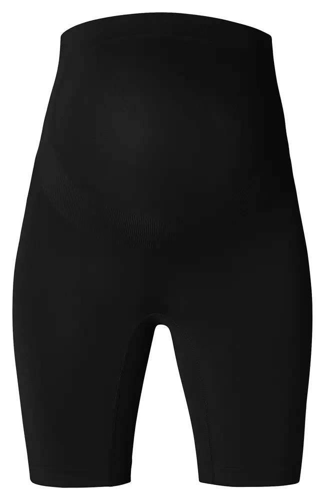 Niru Sømløse Shorts Lang Otb - Black - ML