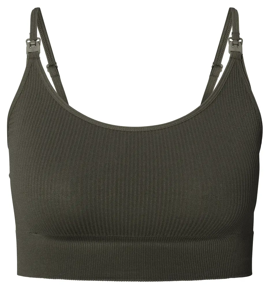 Noppies Mira Sømløs Amme-Rib Top - Olive - XLXXL