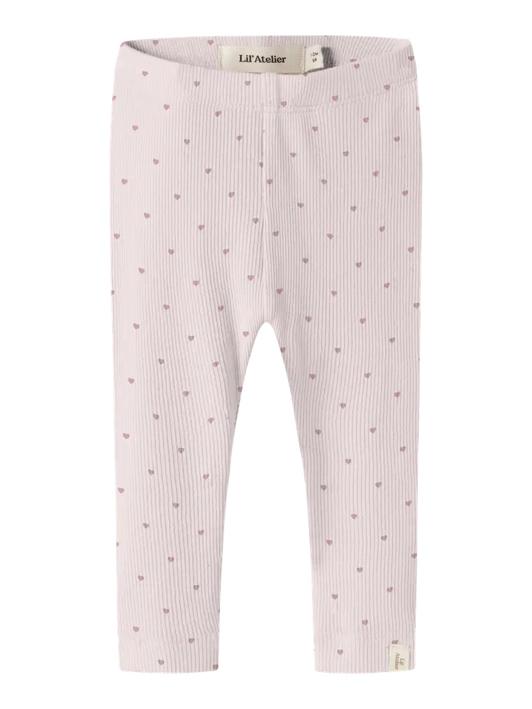 Lil' Atelier Gayo Sig Slim Leggings - Turtledove - 62