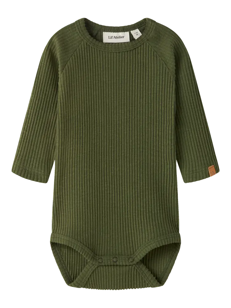 Lil' Atelier Rajo Meb Langærmet Body - Cypress - 86