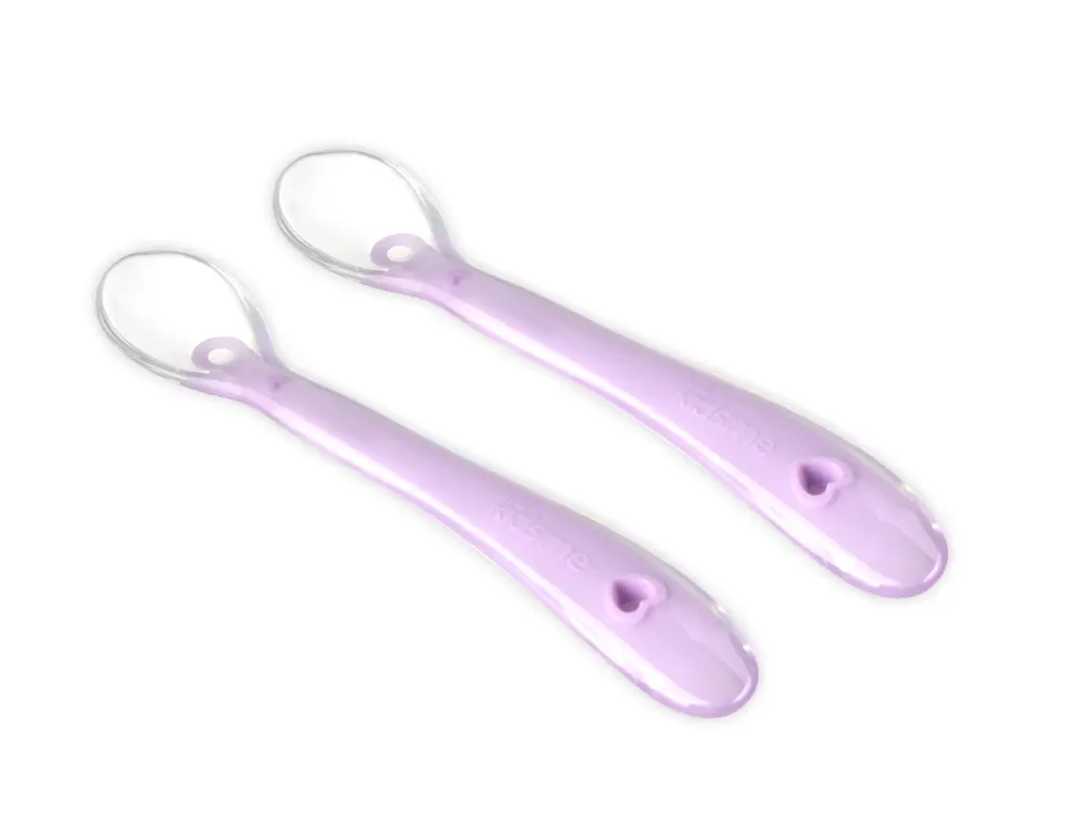 Kidsme Silicone Spoon 2-pak - Lavendel