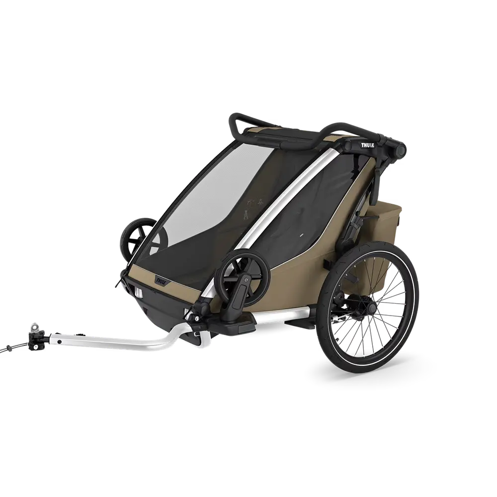Thule Chariot Cross 2 Double Cykelvogn - Faded Khaki