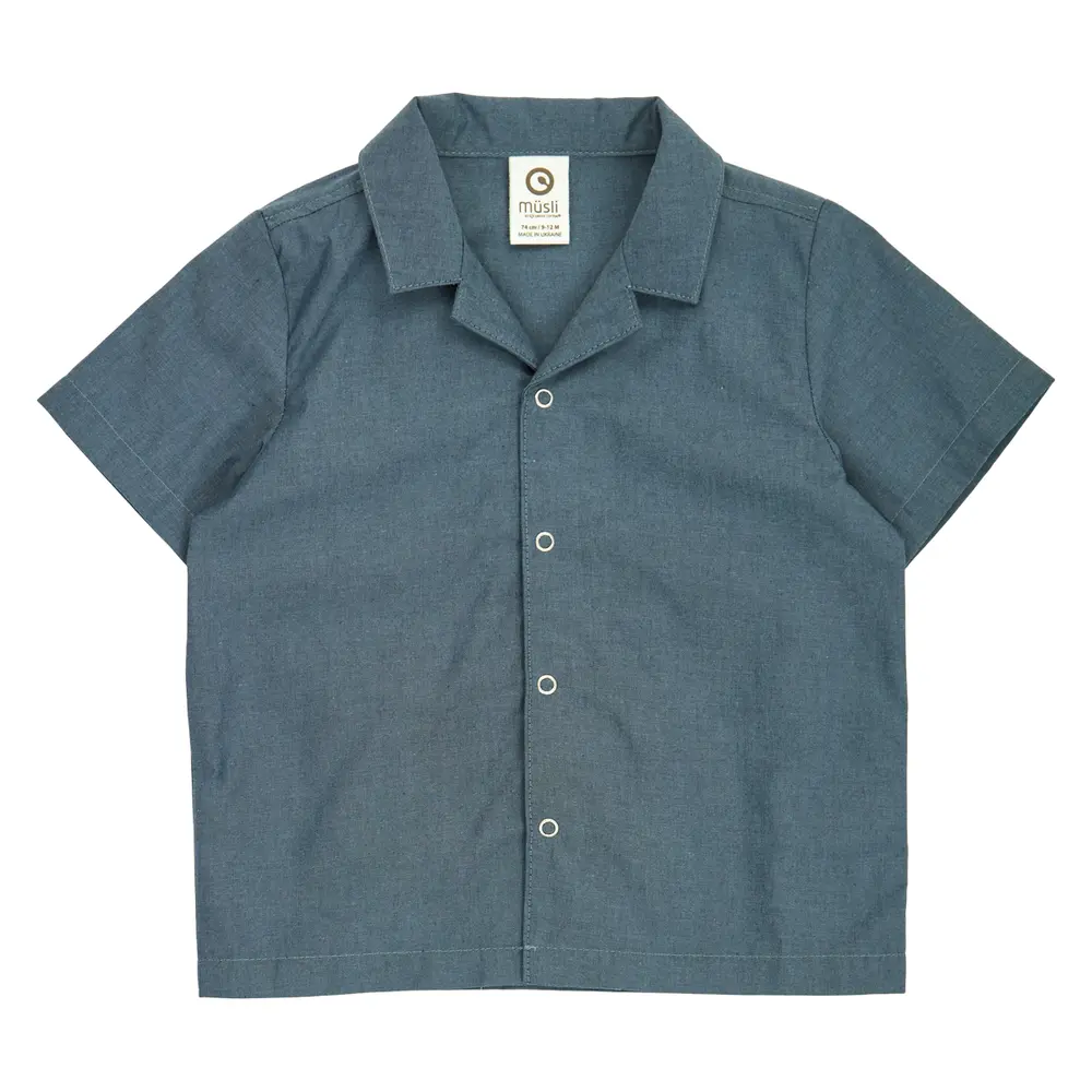 Chambray Skjorte - Chambray - 86