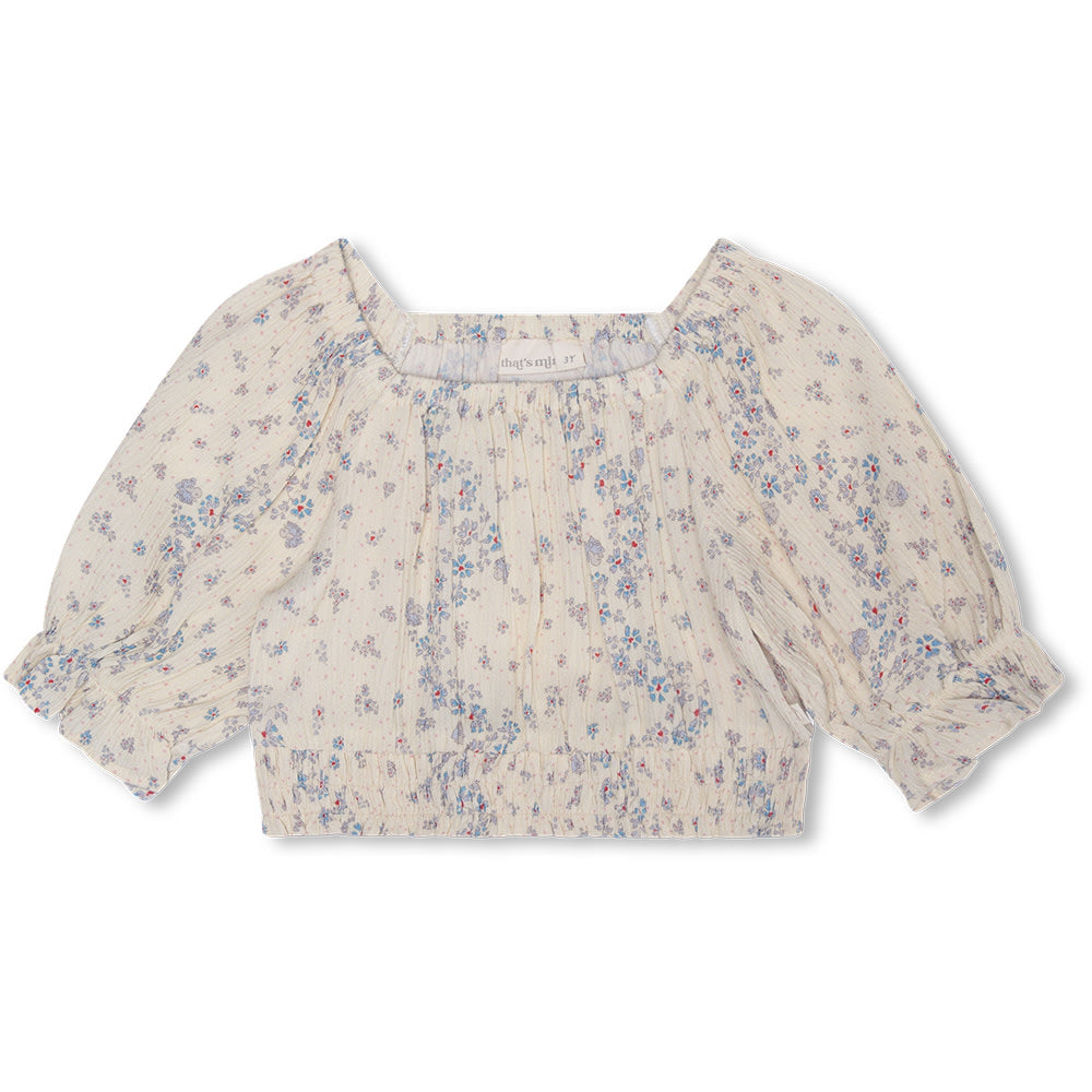That's Mine - Helen top - Sprinkles hearts yellow - 104cm - 4Y