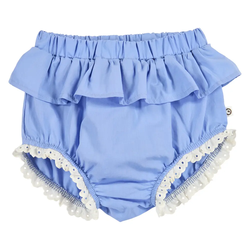 Poplin Flæse Bloomers - Shell blue - 92/98